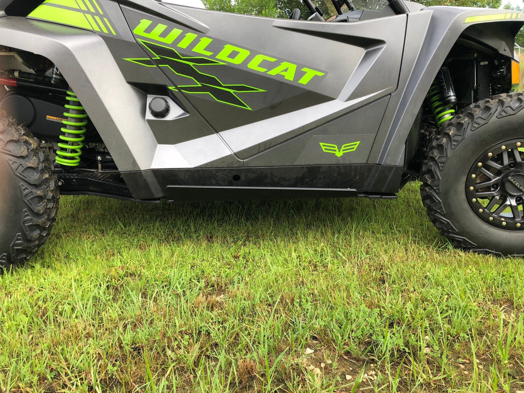 Trail Armor Full Skids with Slider Nerfs Off Road Steel Rock Sliders for 2018-22 Textron Wildcat XX