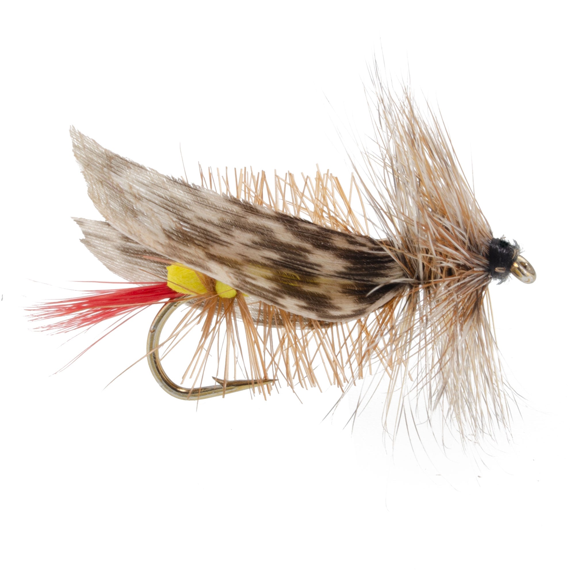3 Pack Joe's Hopper Yellow Foam Body Grasshopper Fly - 6 Flies Hook Size 8
