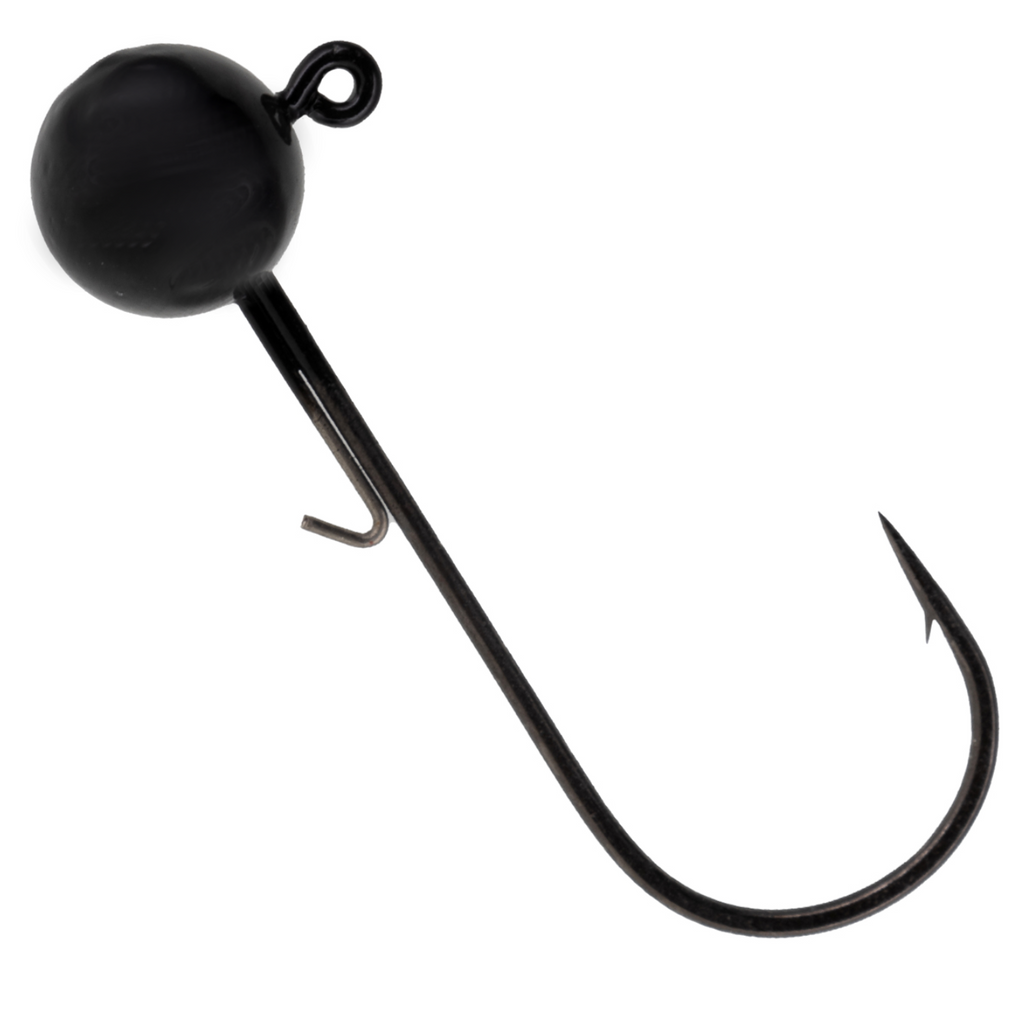 Reaction Tackle Lead Ball Jigs (10-Pack) – Premium Round Jig Heads for Soft Plastics - New