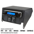 X3 Multi-Mount Kit - Top Mount - for Rugged UTV Intercoms and Radios - Rugged M1/G1/G4/RM45/RM60/GMR45 with Switch Holes