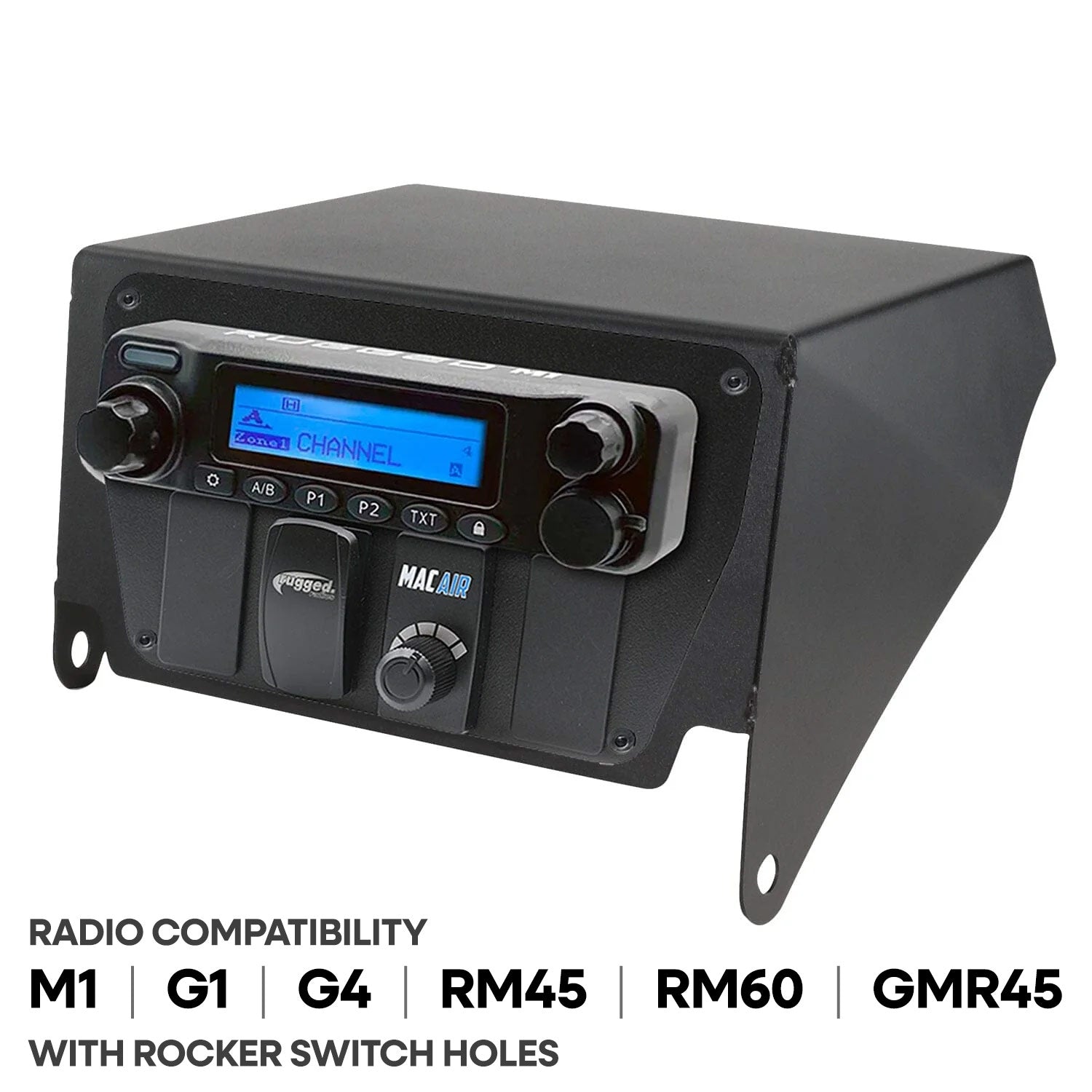 X3 Multi-Mount Kit - Top Mount - for Rugged UTV Intercoms and Radios - Icom F5021