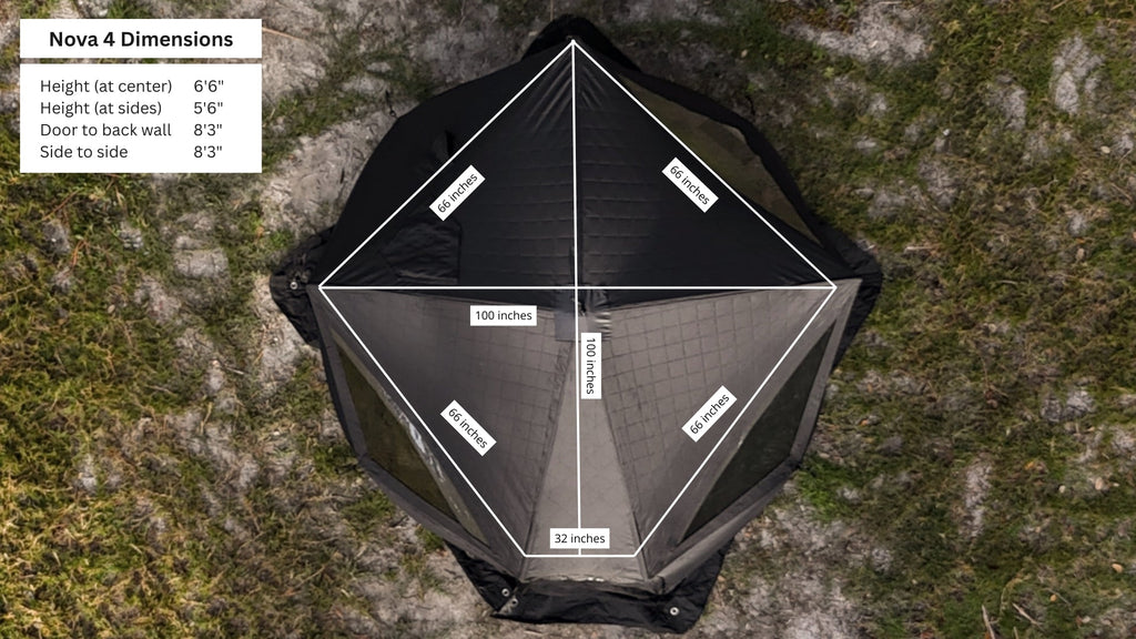 Nova 4 Sauna Tent Elite Experience Package (4-person)
