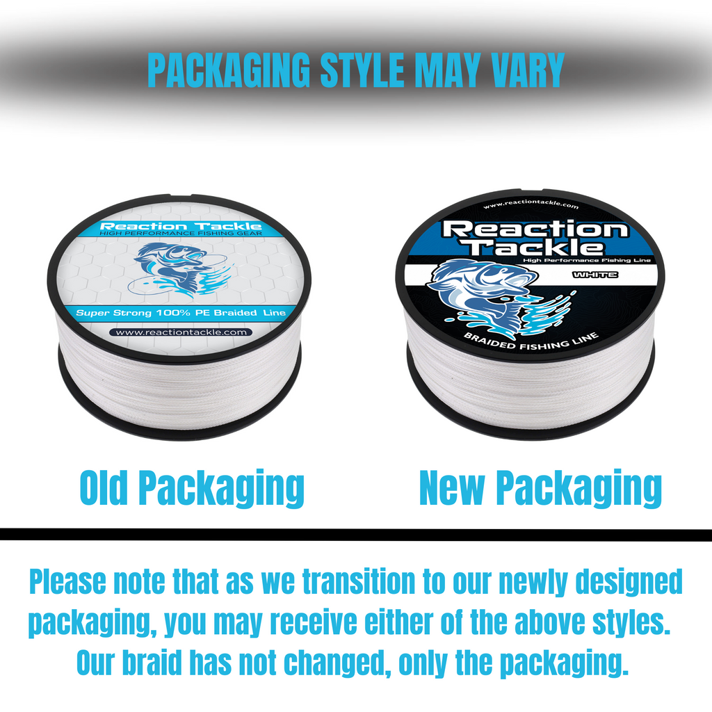 Reaction Tackle Braided Fishing Line - Sea Blue