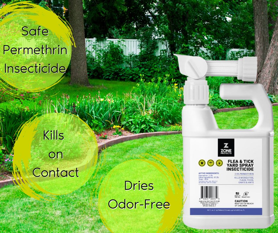 Flea and Tick Yard Spray Insecticide Hose End Sprayer