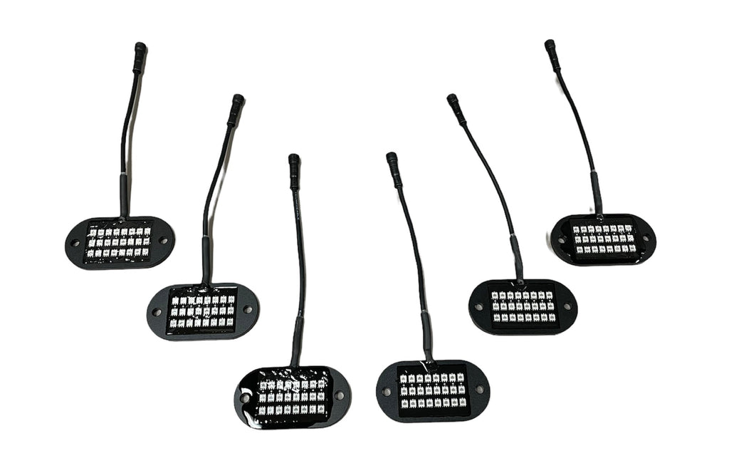 5150 Whips 187 Style Rock Lights 2.0 w/ Control Harness
