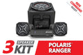 2018-2023 Polaris Ranger XP1000 3-Speaker SSV Audio-System for Ride Command