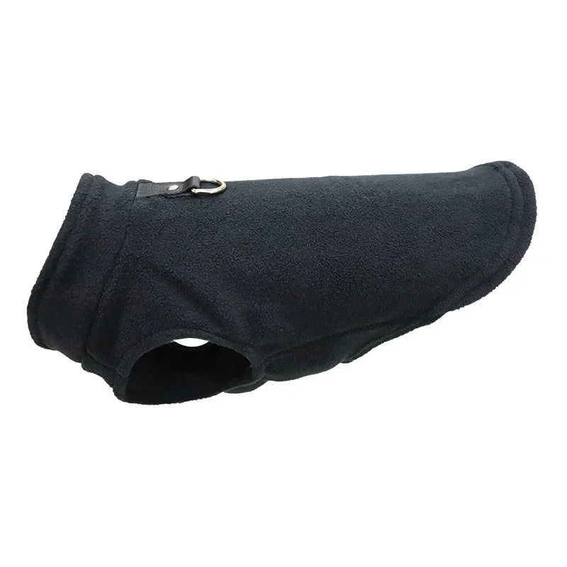 Winter Warm Dog Jacket with D-Ring – Cozy Pet Vest for Small Dogs & Cats