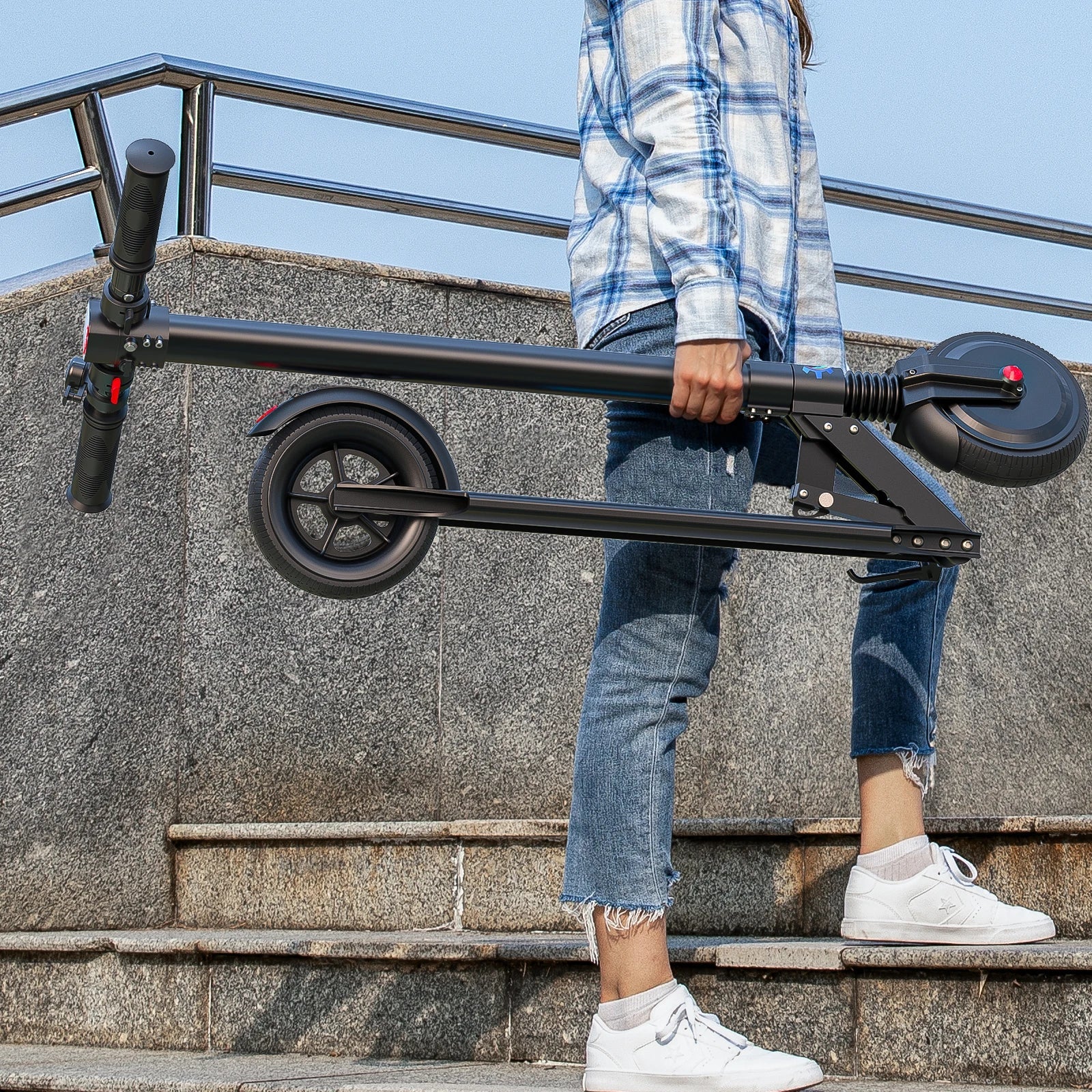 eBike Boys COROMA Electric Scooter - Foldable, Adjustable Handlebar, 20 MPH