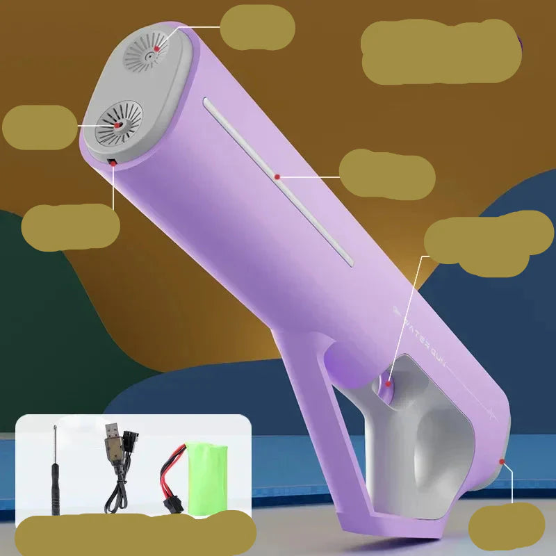 Automatic LED Water Gun with High-Pressure Spray
