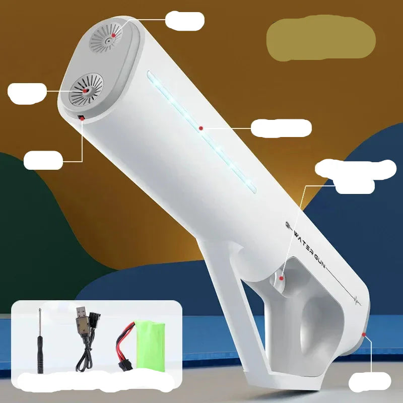 High-Pressure Automatic Water Gun with LED Lights