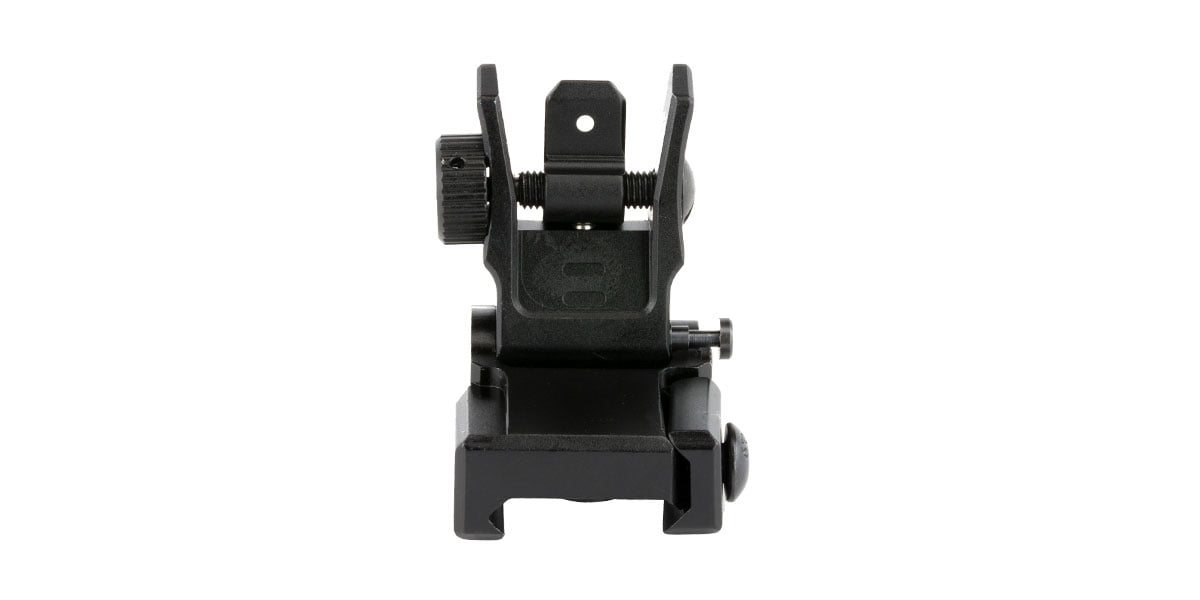 UTG Low Profile Flip-Up Rear Sight - Dual Aperture