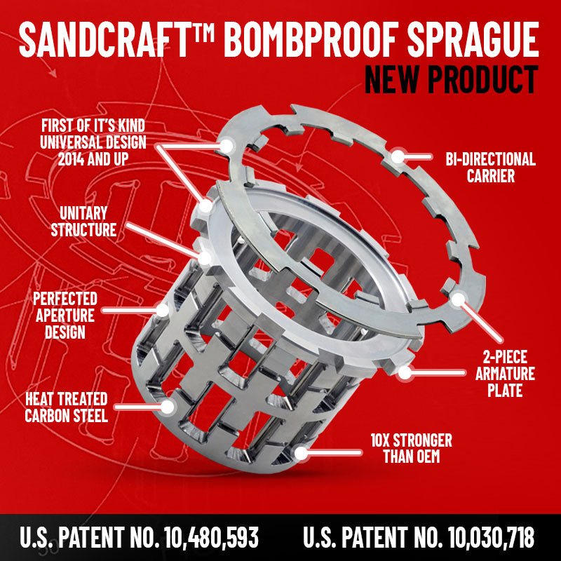 Sandcraft Bombproof Front Diff Rebuild Kit for 15-16 Polaris RZR XP 1000