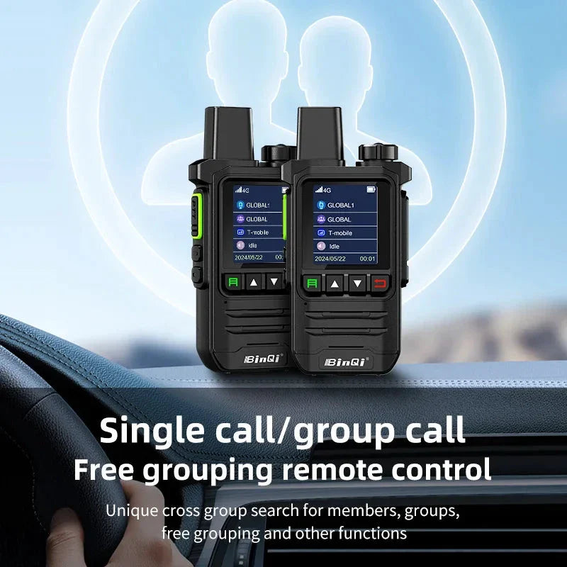 BINQI-K6 4G POC Walkie Talkie - 5000km Global Range