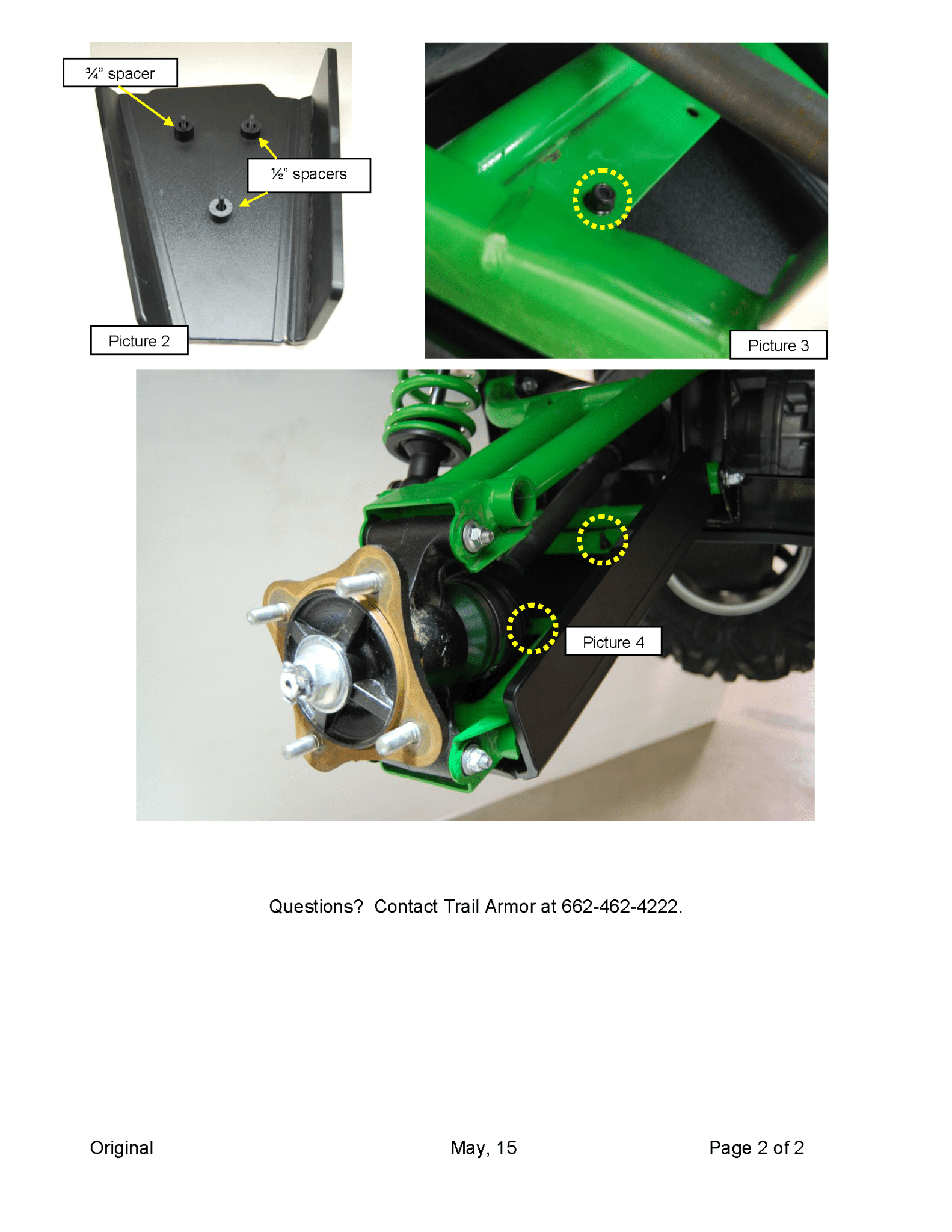 Trail Armor Kawasaki iMpact A-Arm Guard for 2012-20 Camo TERYX4 Models