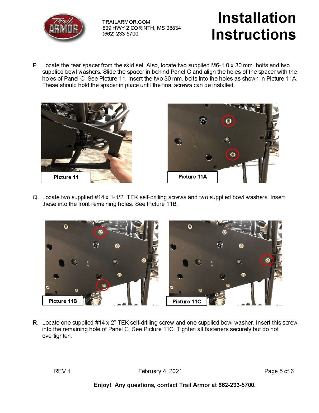 Trail Armor Full Skid Plate for Polaris RZR Pro XP 4