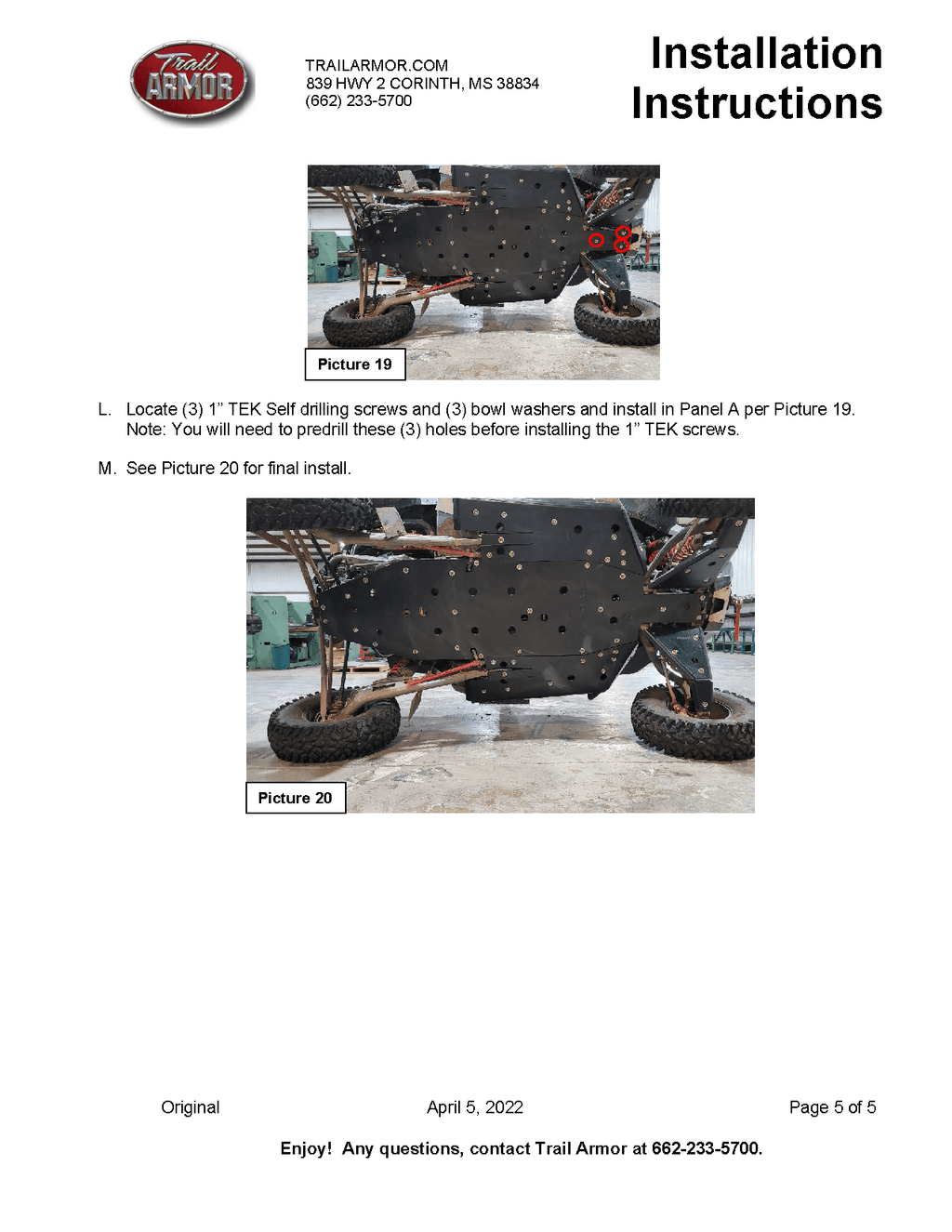 Trail Armor Full Skid Plate for Polaris RZR Turbo R
