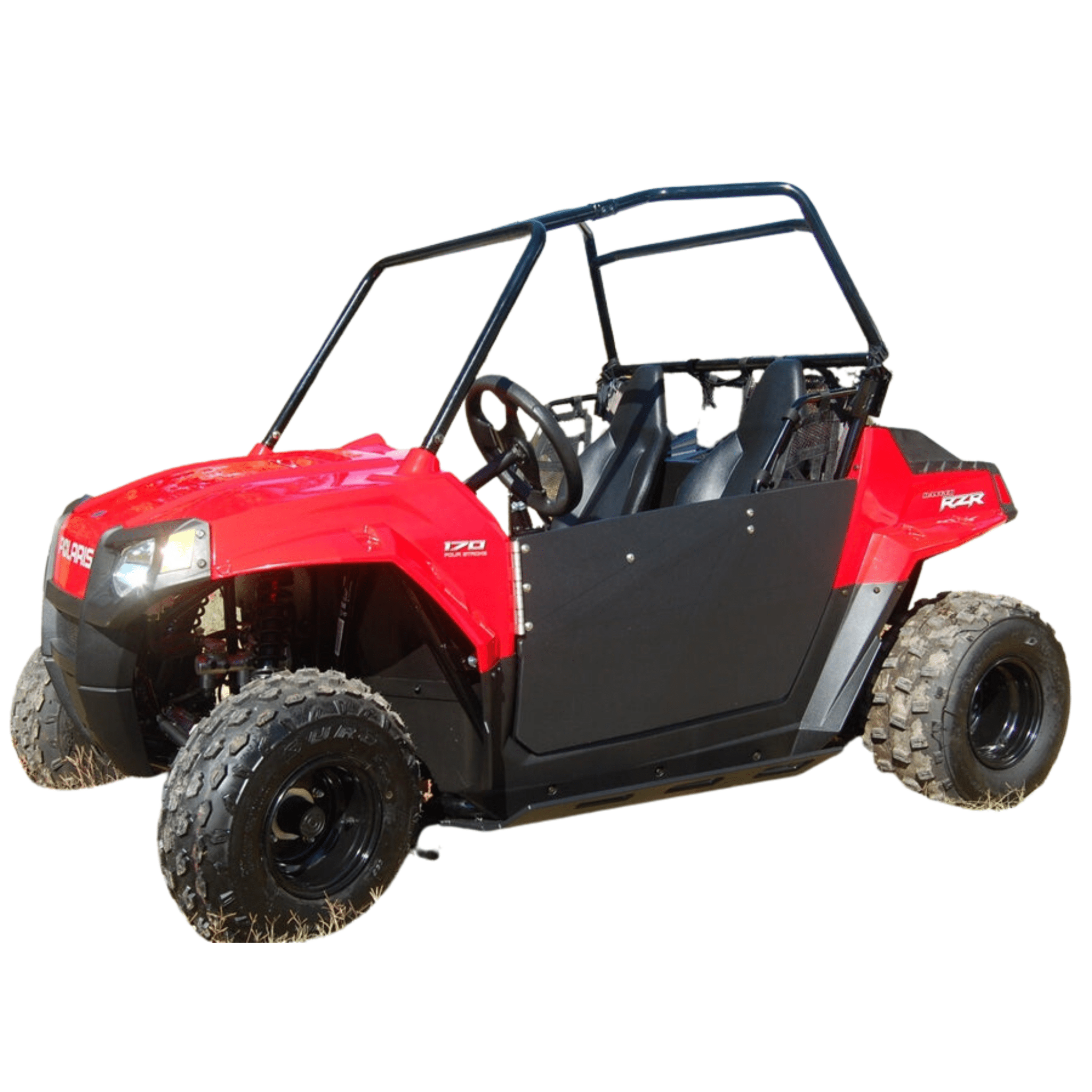 Trail Armor Half Door Style Debris and Mud ShieldS for 2009-21 Polaris RZR 170