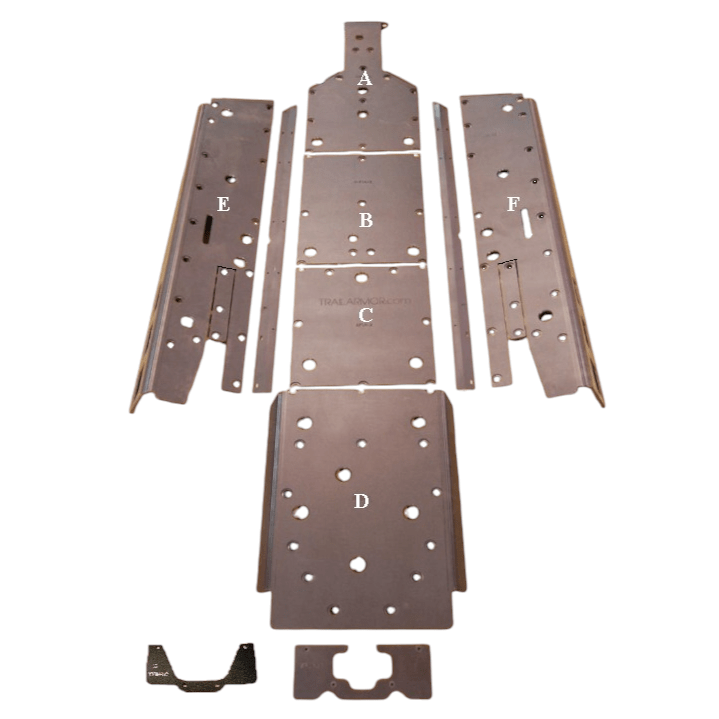 Trail Armor Skid Plate for 2014+ RZR XP 1000 4 / Turbo 4 / Turbo S 4