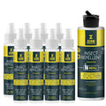 Unscented Insect Repellent Spray, 1oz Family Pack + Refill Bundle