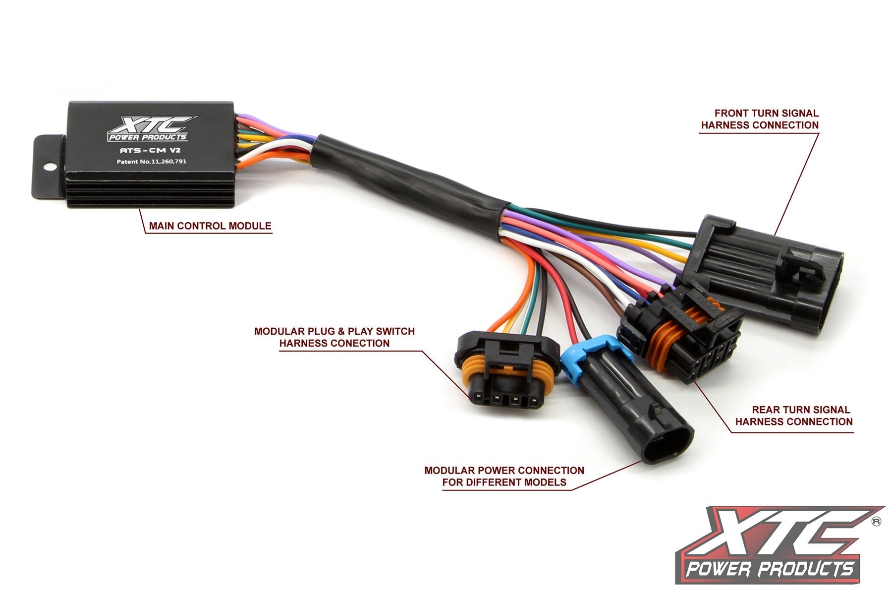 XTC Power Products Self-Canceling Turn Signal Kit With Horn for RZR XP 1000 / Turbo / Turbo S