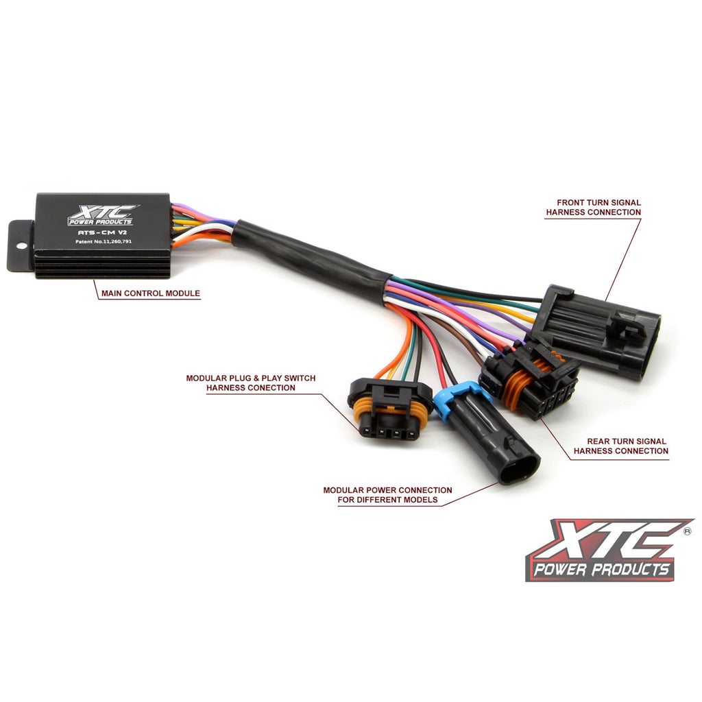 XTC Power Products Turn Signal Kit With Billet Lever for RZR Pro R