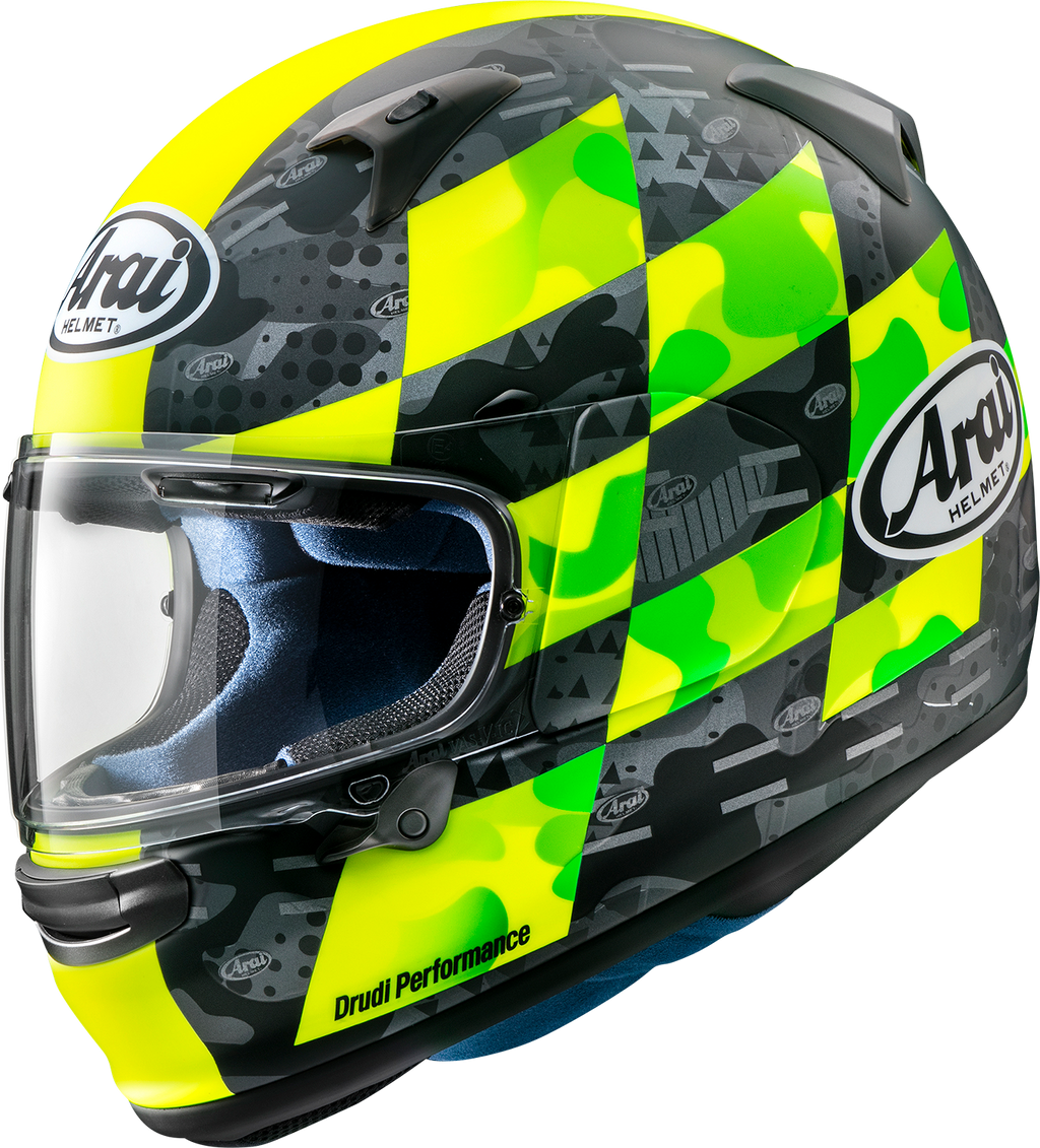 ARAI HELMETS, Arai Helmets Regent-X Helmet Patch Yellow Frost XL (Part Number 0101-15831)