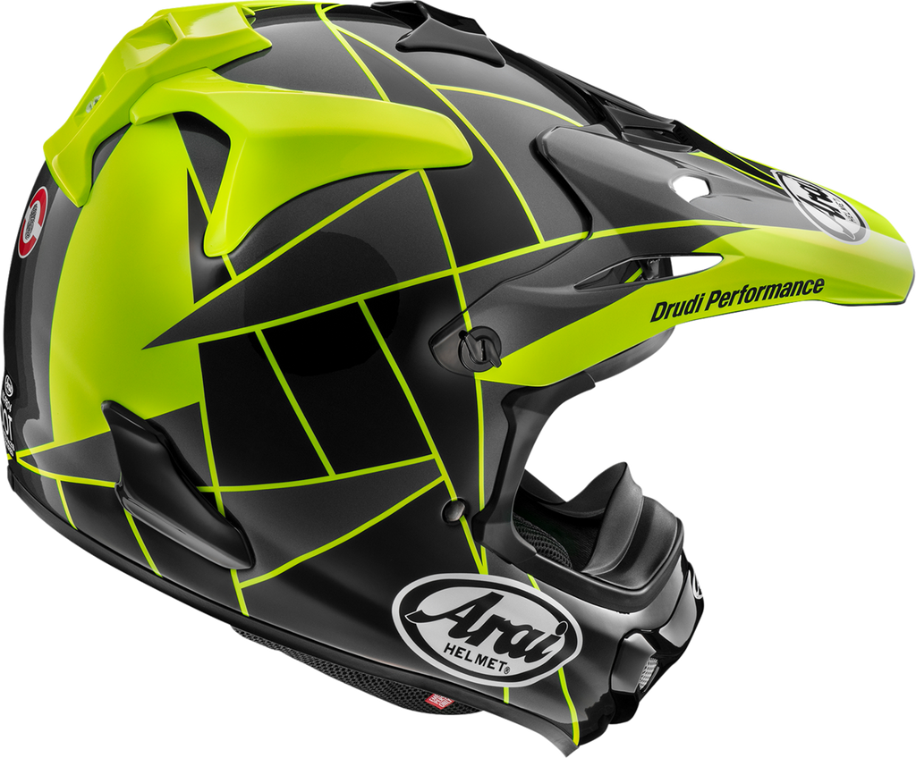 ARAI HELMETS, ARAI Helmets VX-Pro4 Helmet - Fragment Yellow Medium (Part No. 0110-9528)