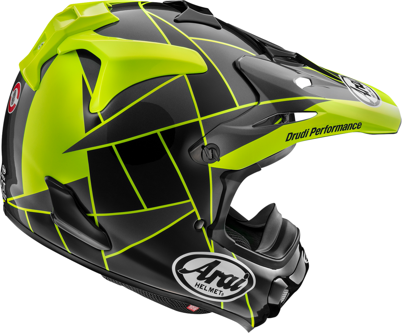 ARAI HELMETS, ARAI Helmets VX-Pro4 Helmet - Fragment Yellow Medium (Part No. 0110-9528)