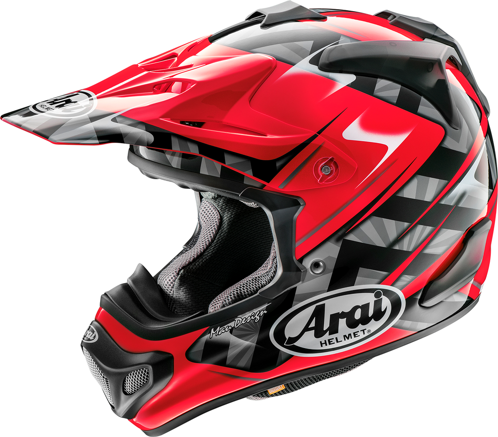 ARAI HELMETS, ARAI Helmets VX-Pro4 Scoop Helmet - Red, XS - Part Number 0110-8191