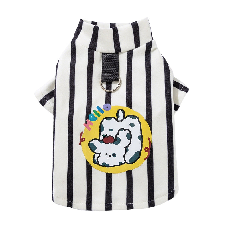 Autumn And Winter Korean Version Of The New Dog Cute Cartoon Small And Medium-Sized Dog Bear Sweatshirt Cat Teddy Pet Clothes