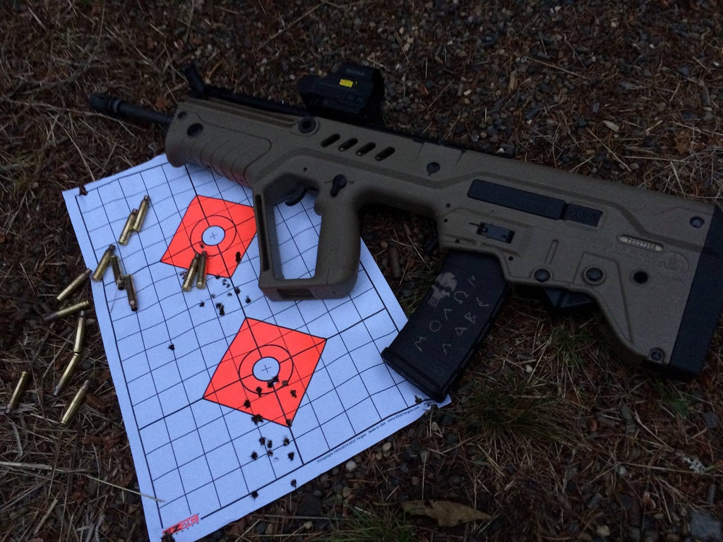 EZ2C Targets Style 13: Shooting Range Paper Target w 1" Grids 11"x17USA MADE