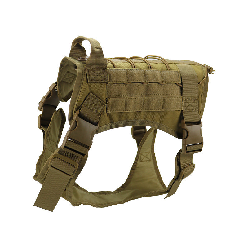 Tactical Dog Vest for Large Breeds - Adjustable and Durable Fur Missile Harness