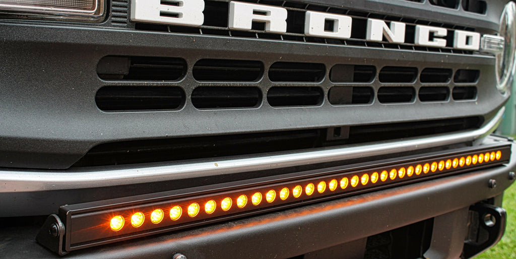 2021+ Ford Bronco Modular Bumper 40in Light Bar - Slim
