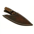 French-Style Chef Carving Knife in Premium Damascus Steel with Full Tang Construction