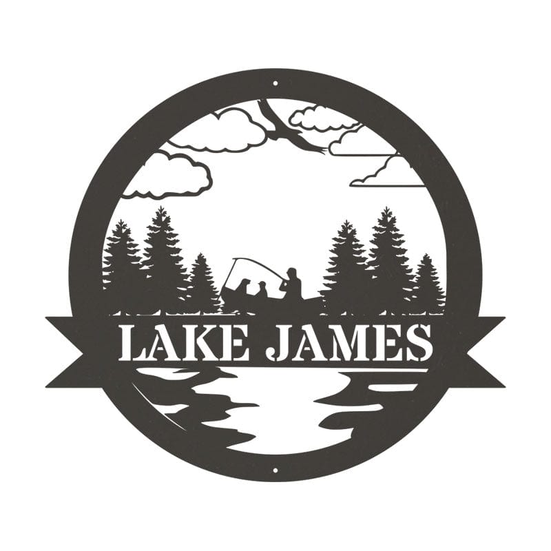 Great Outdoor Fishing Boat Monogram