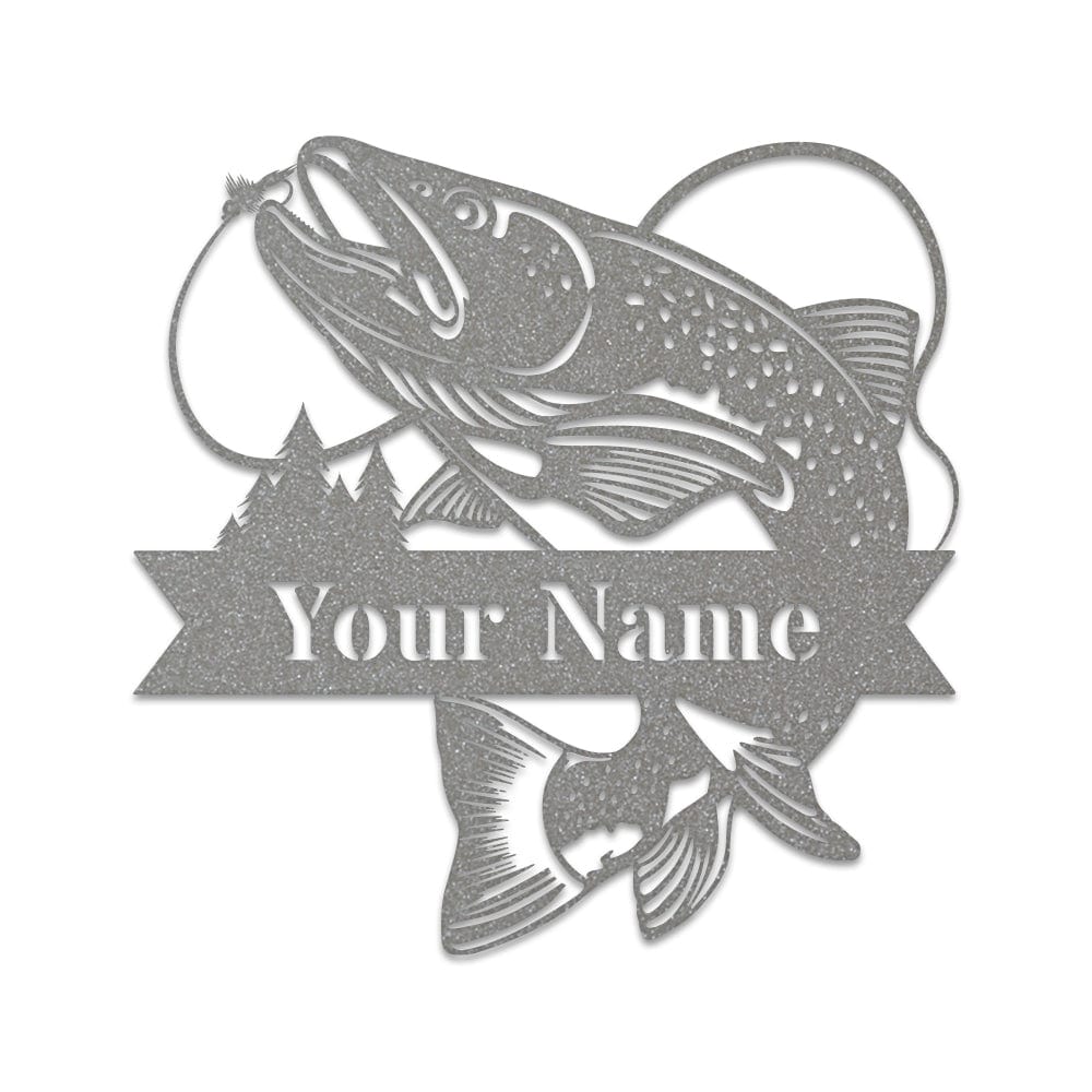 Great Outdoor Trout Fishing Monogram