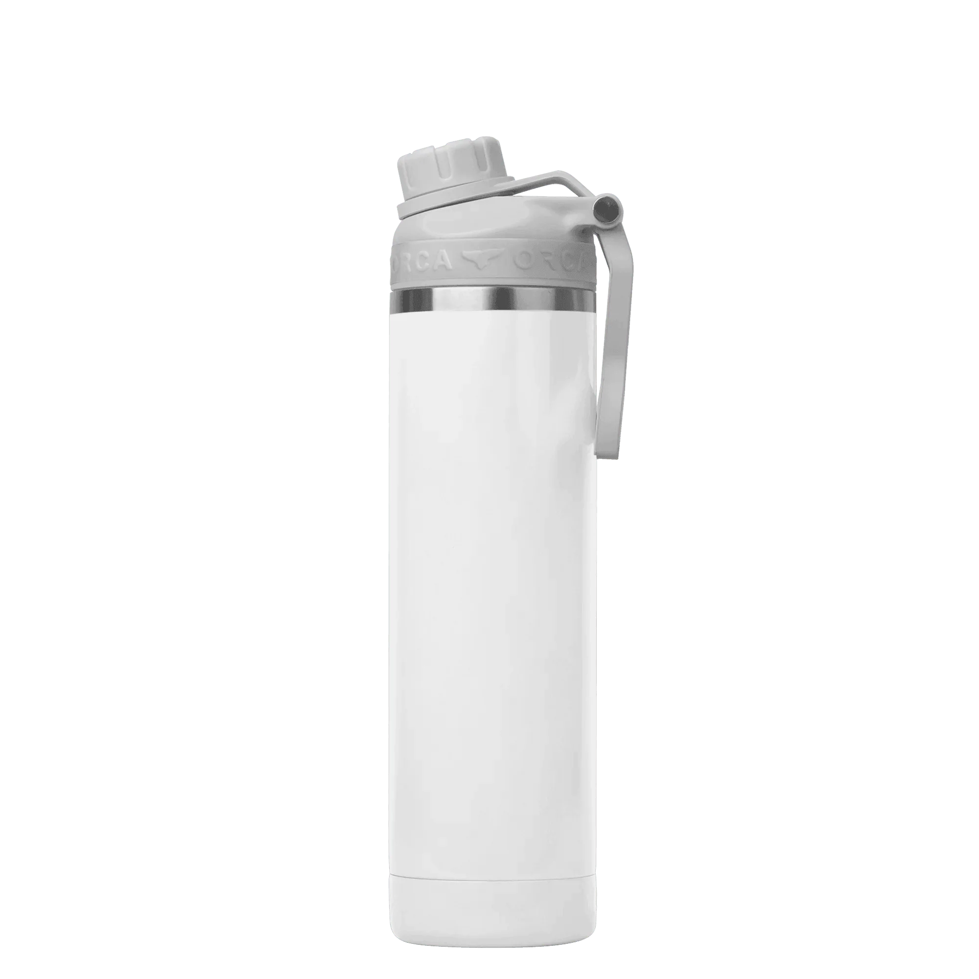 HYDRA™ 22OZ Water Bottle with Powder Coat Finish & Silicone Grip Whale Tale Handle