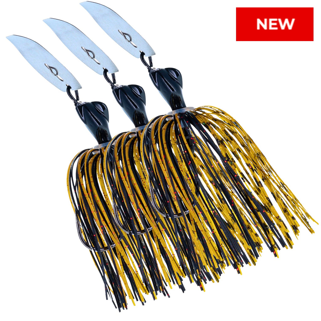 Reaction Tackle Lead Breaker Jigs- 3-Pack; Durable Fishing Jigs for Freshwater & Saltwater - New