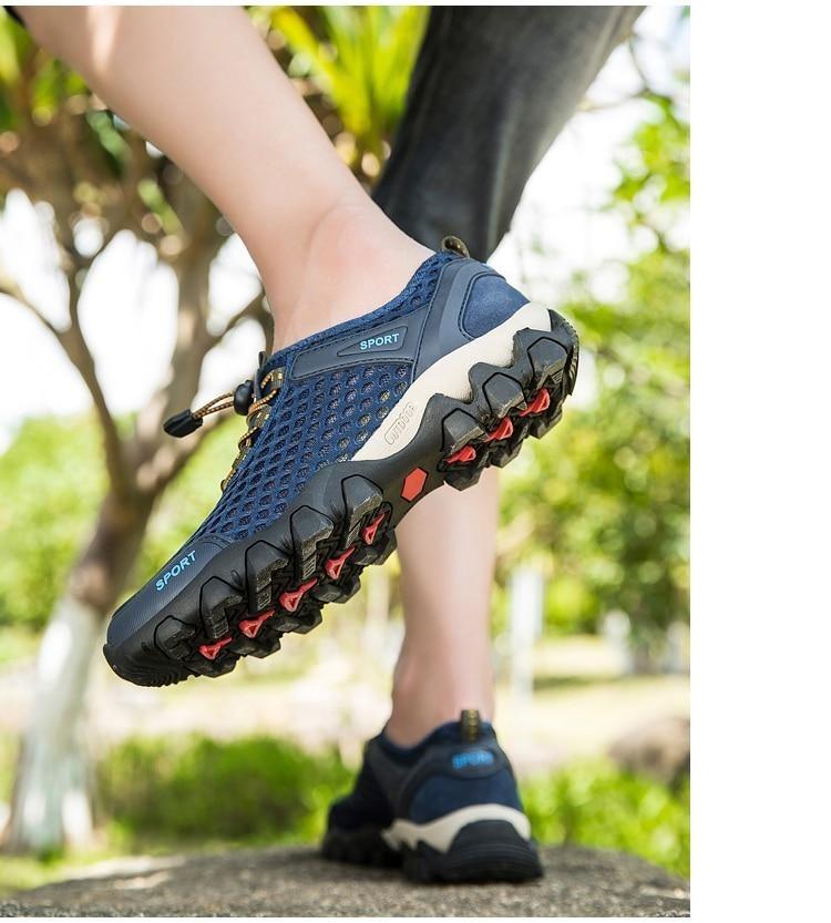 Men's Non-Slip Hiking Climbing Water Sports Shoes Beach Barefoot Surfing Shoes Outdoor River Upstream Quick Dry Barefoot Beach Sneakers Swim Boating Fishing Yoga Gym