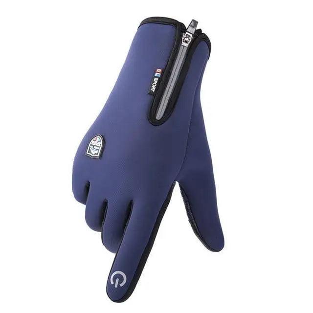 New Warm Winter Fishing Gloves For Winter Waterproof Windproof Breathable Full Finger Non Slip Outdoor Fishing  Gloves Winter Touch Screen Running Gloves Thin Thermal Gloves Cycling Gloves