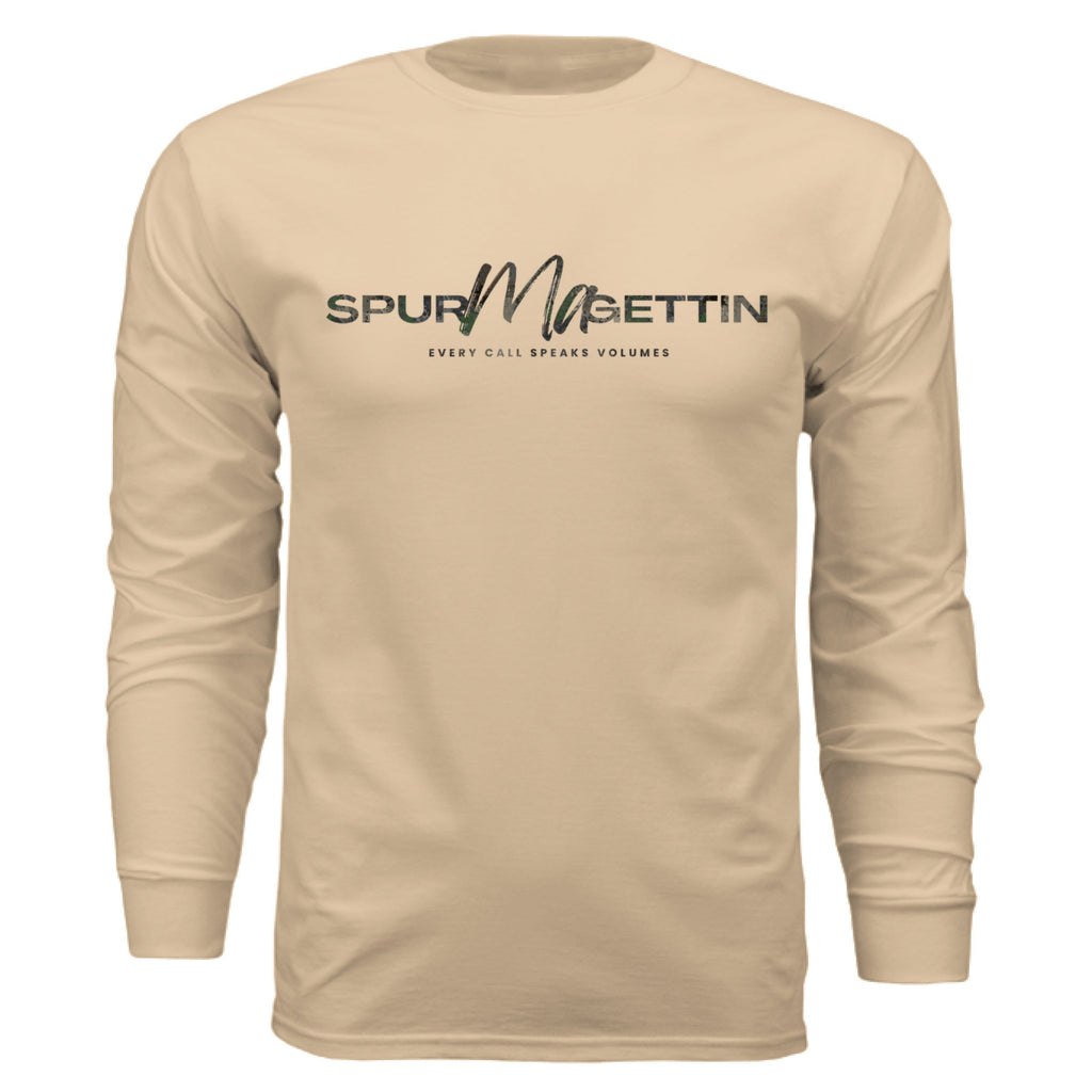 Timber Splash Burst Camo Elk Long Sleeve T-Shirt