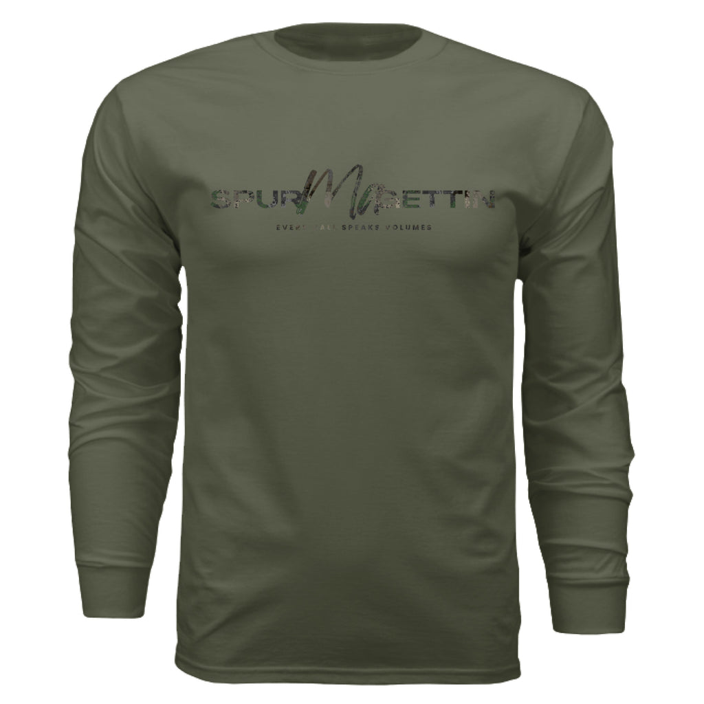 Timber Splash Burst Camo Elk Long Sleeve T-Shirt
