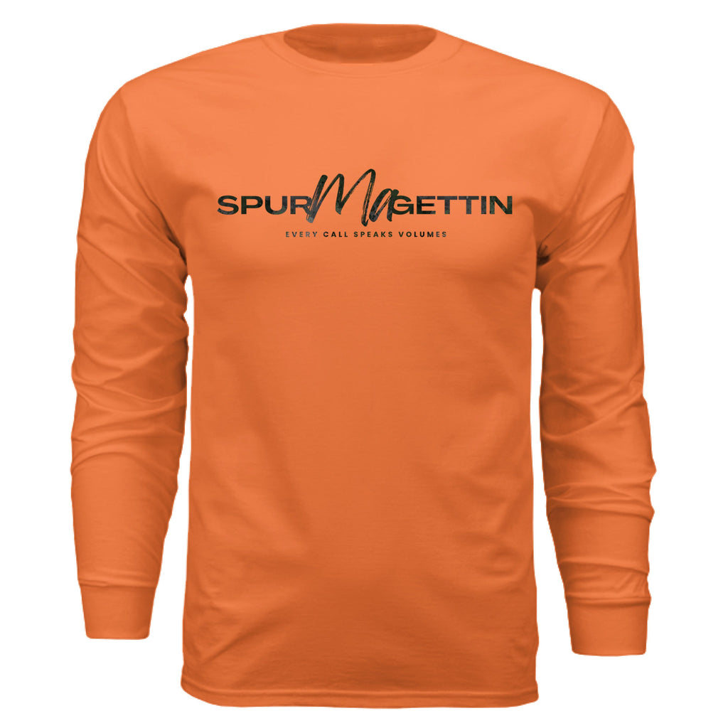 Verdant Splash Burst Camo Turkey Long Sleeve T-Shirt