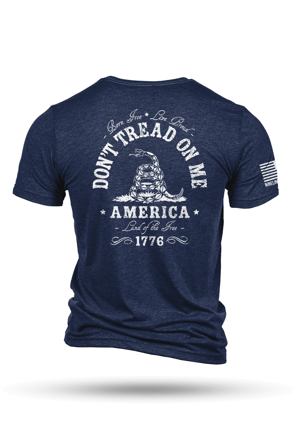 Tri Blend T-Shirt - Don't Tread On Me