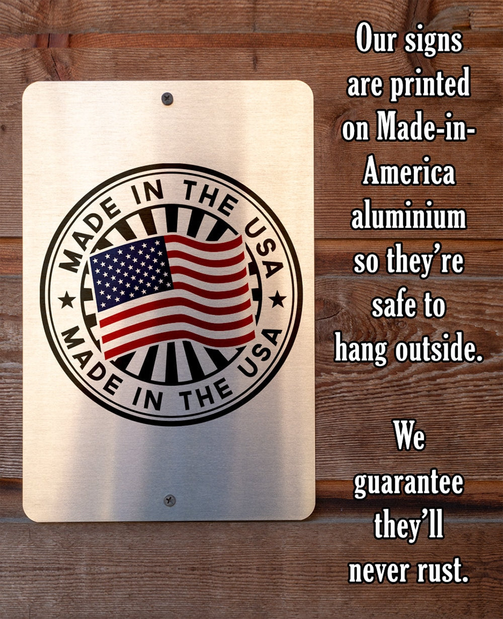 Personalized - Caution Fishy Tall Tales Ahead - Metal Sign