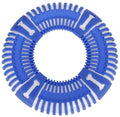 Pet Life ® 'Denta-Bark' Sporty Durable Flexible Toss and Fetch Frisbee Oral Hygiene Pet Dog Toy