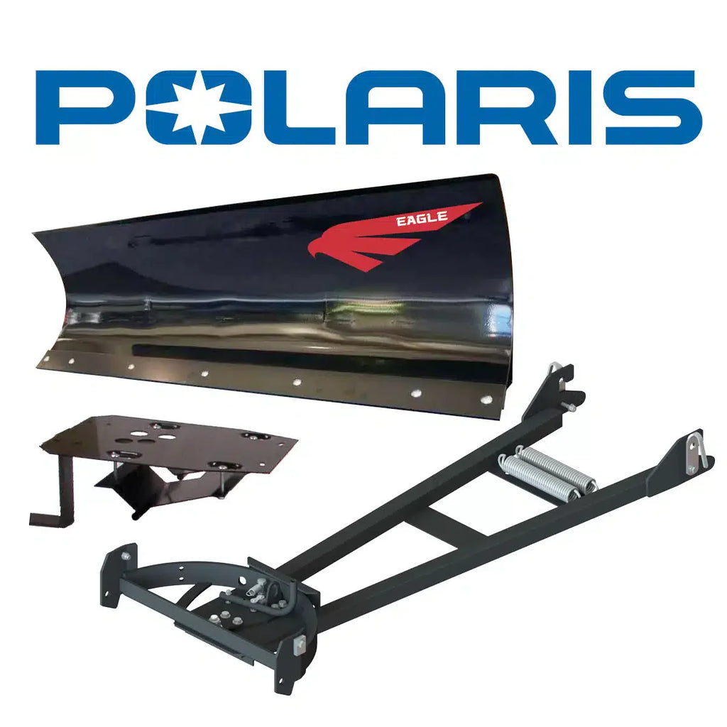 Eagle Snow Plow 60″ ATV Steel Mid-Mount Complete Plow System for 450-570 Polaris (Sportsman H.O/6×6/Touring/X2/SP/Ultimate Trail/ETX) (2014-2025)