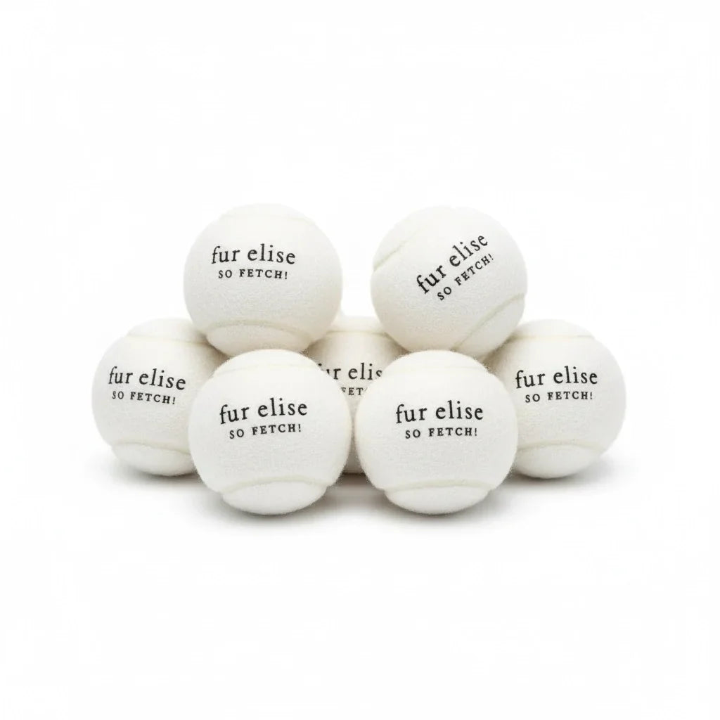 So Fetch! Tennis Ball Pack of 7 - Ivory