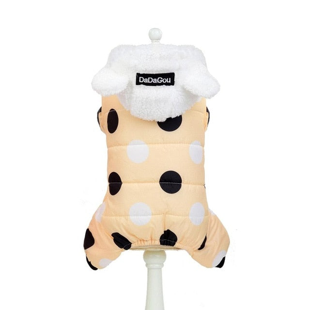 Big Polka Dot Snowsuit Jumpsuit