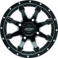 QuadBoss, QuadBoss Grinder 14x7 Wheel - 4/137 Bolt Pattern with 5+2 Offset for Powersports Vehicles